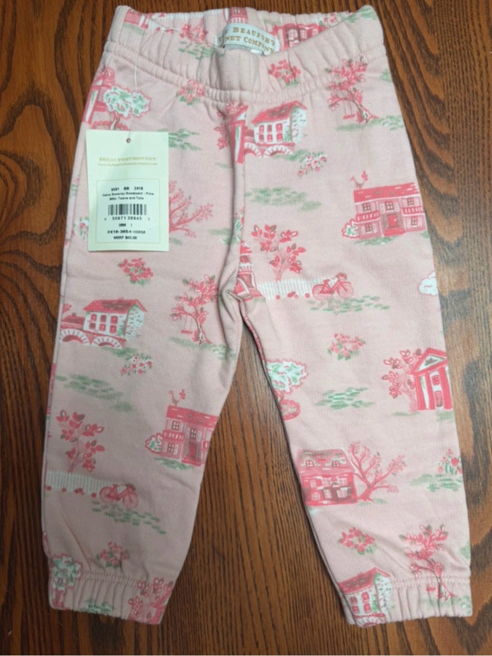 NWT The Beaufort Bonnet Company Gates Sweeney Sweatpants – Size 0–6 Months